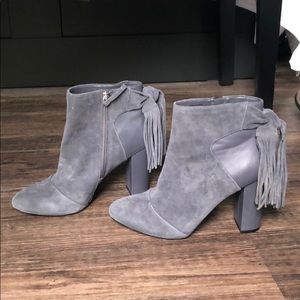 Grey booties